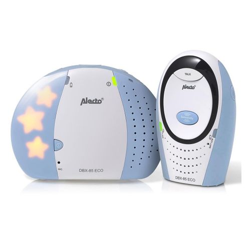 Full Eco DECT babyfoon, wit/blauw  Alecto