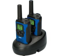 FR175BW Set van twee walkie talkies tot 7 kilometer bereik blauw/zwart 