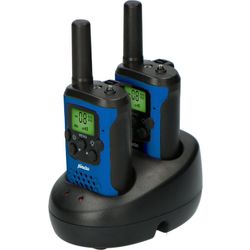 Alecto FR175BW Set van twee walkie talkies tot 7 kilometer bereik blauw/zwart 