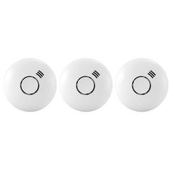 Alecto SA-43 Draadloze koppelbare hitte- en rookmelder 3 pack wit 