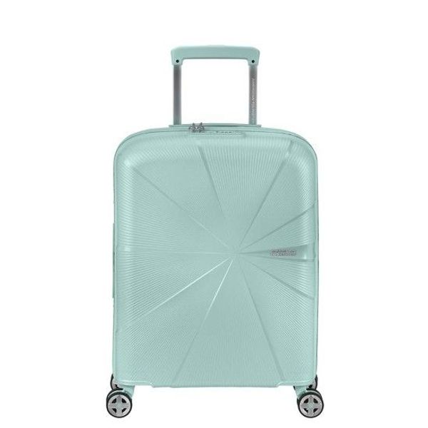 American Tourister Starvibe Spinner 55 Expandable metallic surf blue