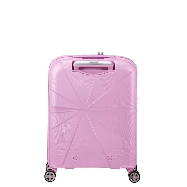 American Tourister Starvibe Spinner 55 expandable Metallic pastel lavender