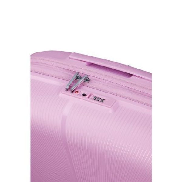 American Tourister Starvibe Spinner 67 Expandable Metallic Pastel Lavender