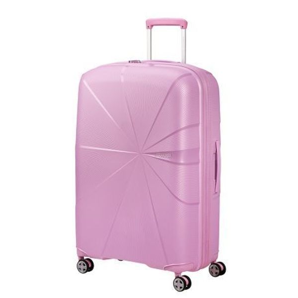 American Tourister Starvibe Spinner 67 Expandable Metallic Pastel Lavender