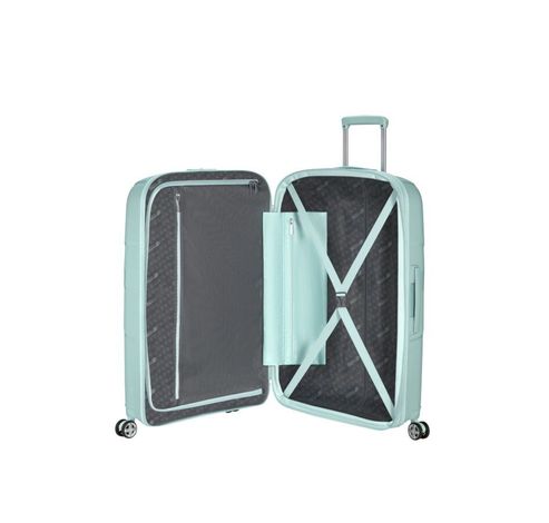 STARVIBE SPINNER 77/28 EXP TSA METALLIC SURF BLUE  American Tourister