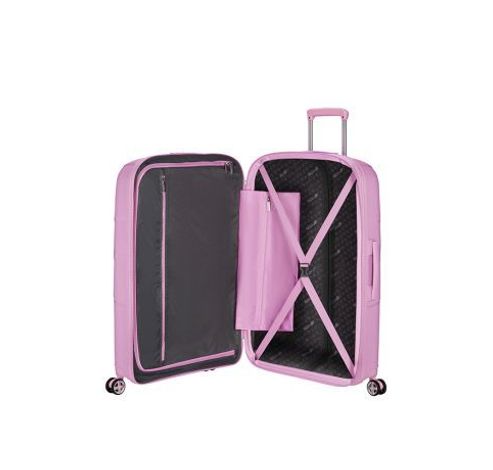 STARVIBE SPINNER 77/28 EXP TSA METALLIC PASTEL LAVENDER  American Tourister