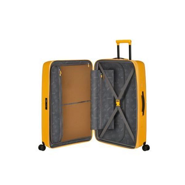 American Tourister Dashpop Spinner 55 Expandable Golden Yellow