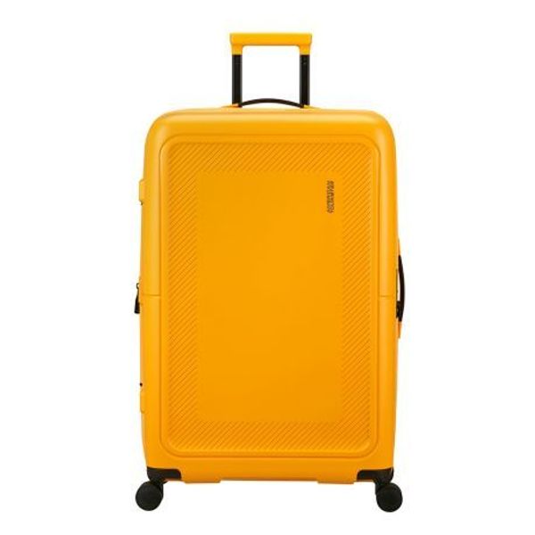 American Tourister Dashpop Spinner 55 Expandable Golden Yellow