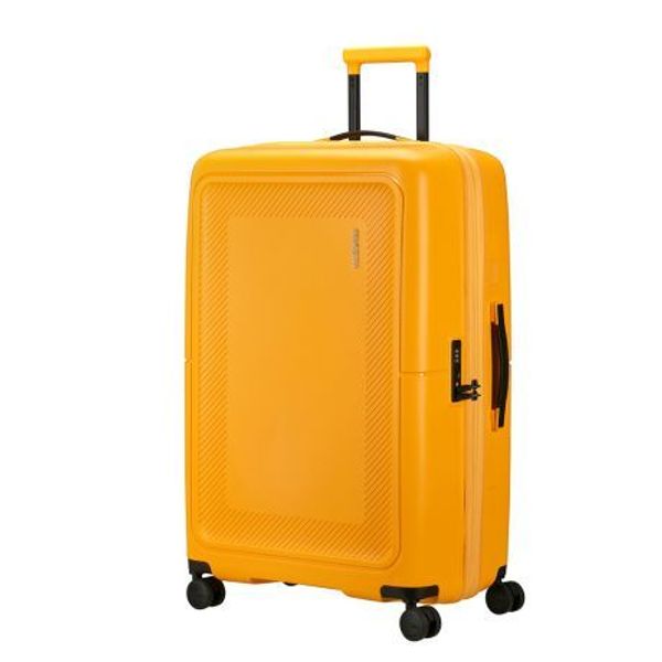 American Tourister Dashpop Spinner 67 Expandable Golden Yellow