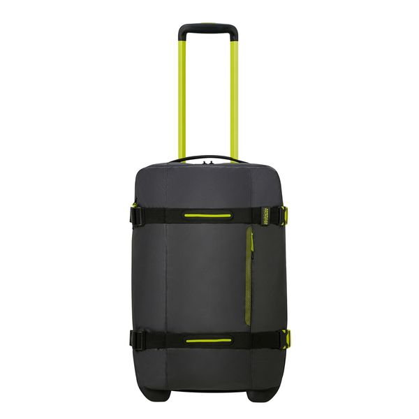 American Tourister Urban Track Duffle/Wheels S Coated black/lime