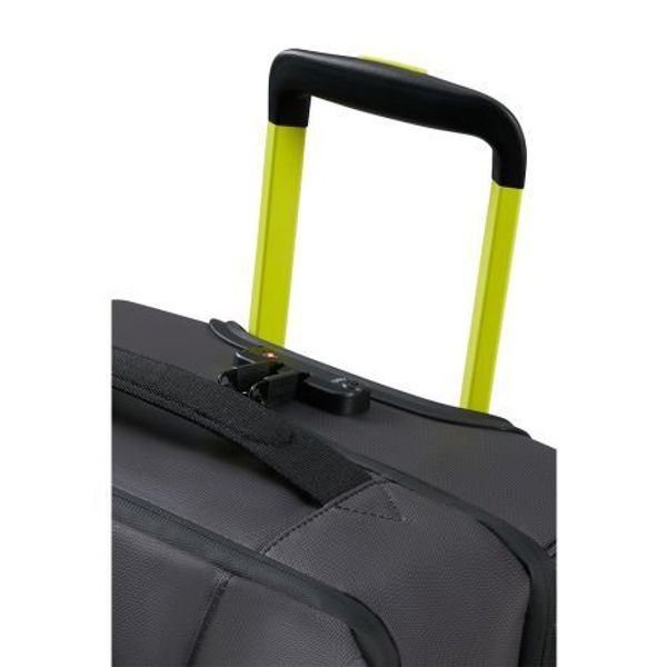 American Tourister Urban Track Duffel On Wheels M Coated Black Lime