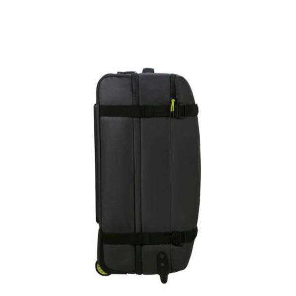 American Tourister Urban Track Duffel On Wheels M Coated Black Lime