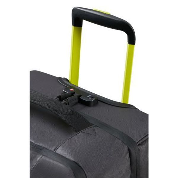 American Tourister Urban Track Duffel On Wheels L Coated Black Lime