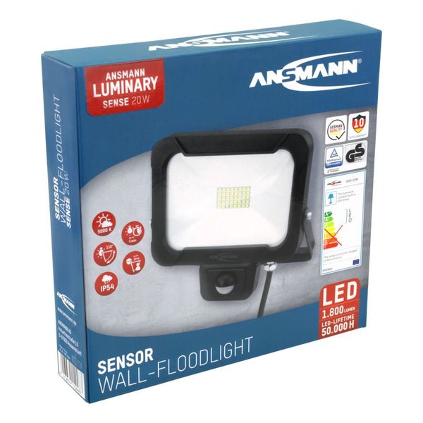 Ansmann VERSTRALER LED 20W 1600LM (WAND+SENSOR)