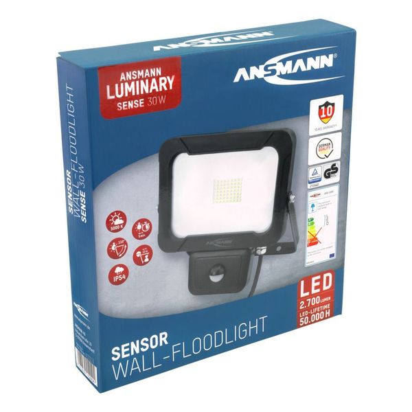 Ansmann VERSTRALER LED 30W 2400LM (WAND+SENSOR)