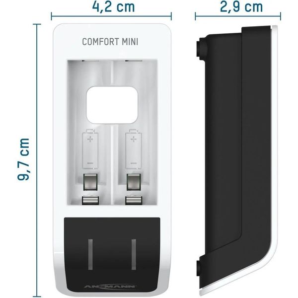 Ansmann COMFORT MINI BATTERIJLADER NiMH AAA/AA (1001-0091)