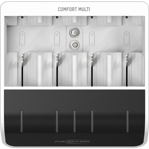 Ansmann COMFORT MULTI BATTERIJLADER NiMH AAA/AA/C/D/9V (1001-0093)