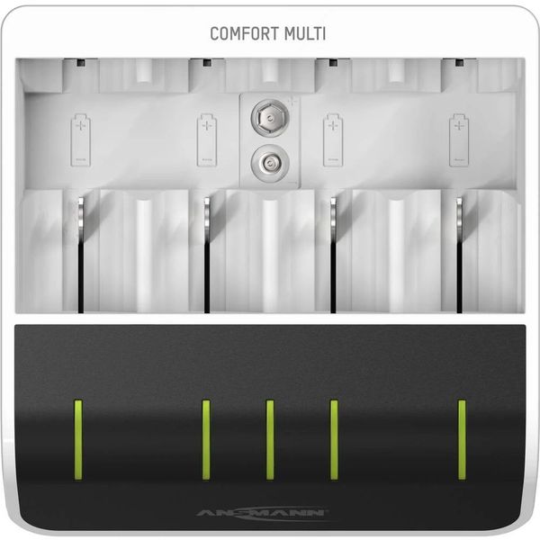 Ansmann COMFORT MULTI BATTERIJLADER NiMH AAA/AA/C/D/9V (1001-0093)