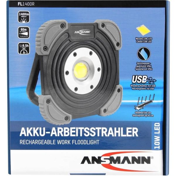 Ansmann LED ACCU-WERKLAMP 10W 1500LM FR1400R