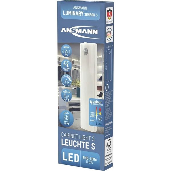 Ansmann LED KASTVERLICHTING MET SENSOR S (1600-0437)