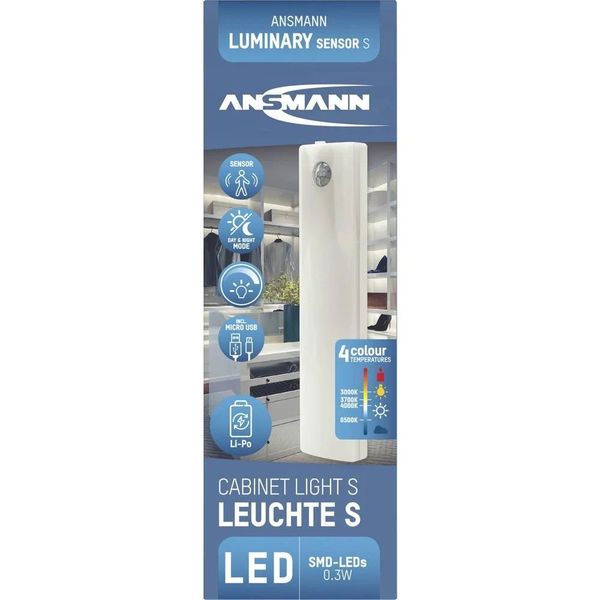 Ansmann LED KASTVERLICHTING MET SENSOR S (1600-0437)