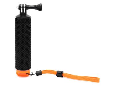 Padded Floating Handgrip GoPro Mount (Black/Orange)