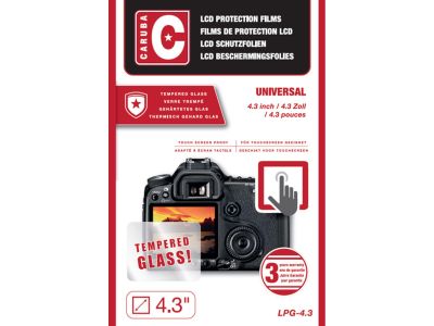 LCD Optical Glass Protector 4.3" (2 Pieces)