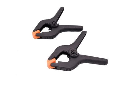 Background Clamp Black/Orange Small (2 Pieces)