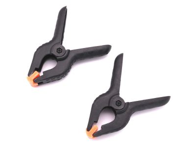 Background Clamp Black/Orange Large (2 Pieces)