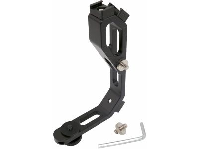 L Bracket w/ 3 Hot Shoe Mount + 1/4 Screw