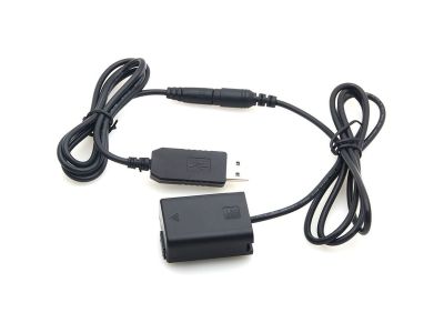 NP-FW50 Full Decoding Dummy Battery + Sngle USB Cable