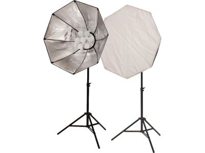 All-in-1 Lichtset (Octabox / LED) Duo kit