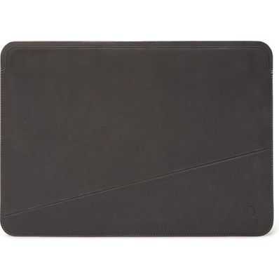 Leather Frame Sleeve for Macbook 13 inch antracite   