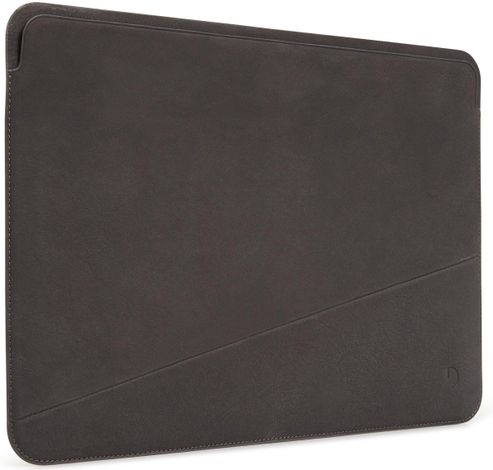 Housse Frame en cuir pour Macbook 13 pouces anthracite  Decoded