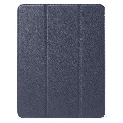 Étui fin en cuir pour iPad Pro 11 pouces 20/21 Bleu marine mat 