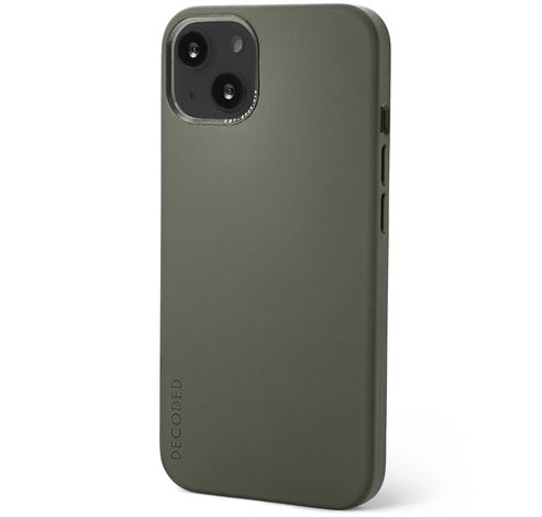 Silicone Back Cover iPhone 13 Olive  Decoded