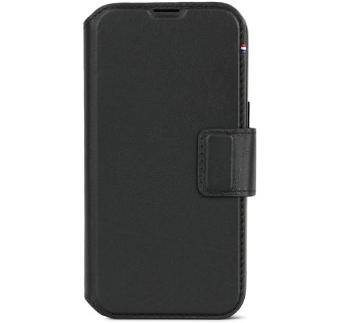 Leather Detachable Wallet iPhone 15 Black         Decoded