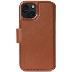 Decoded Leather Detachable Wallet iPhone 15 Plus Tan     