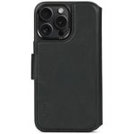 Leather Detachable Wallet iPhone 15 Pro Max Black 