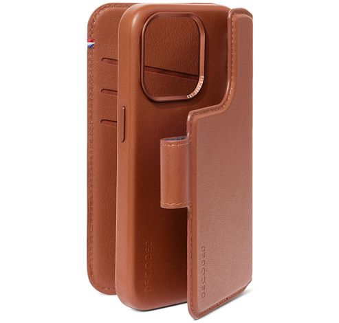 Leather Detachable Wallet iPhone 15 Pro Max Tan   Decoded