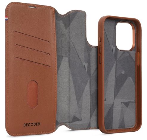 Leather Detachable Wallet iPhone 15 Pro Max Tan   Decoded