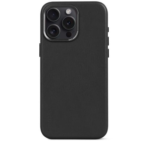 Tas DECODED Leather Backcover iPhone 15 Pro Max Black         Decoded