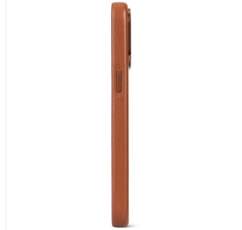 Leather Backcover iPhone 15 Pro Tan         Decoded