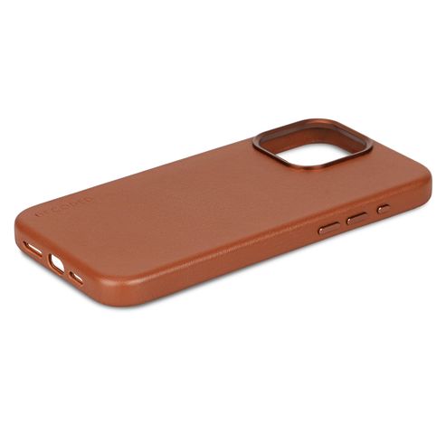 Leather Backcover iPhone 15 Pro Tan         Decoded