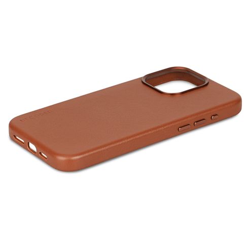 Leather Backcover iPhone 15 Pro Max Tan           Decoded