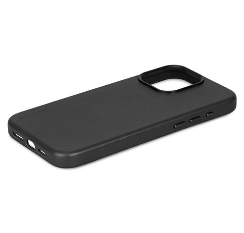 Leather Backcover iPhone 15 Pro Black             Decoded