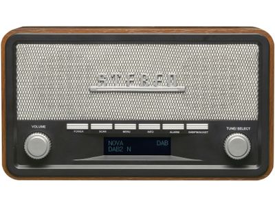 DAB+/FM radio hout kabinet DAB-18