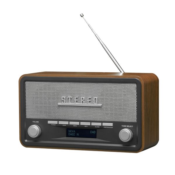 Denver DAB+/FM radio hout kabinet DAB-18