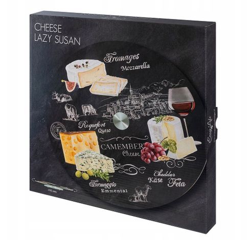 COFFRET PLATEAU TOURNANT 32CM EN VERRE  Easy Life