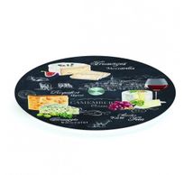 COFFRET PLATEAU TOURNANT 32CM EN VERRE 